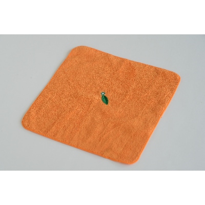 ( 今治タオル ) みかん ハンカチ 3個 セット 【IA05350】