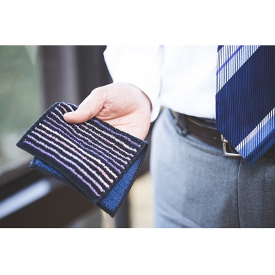 ( 今治タオル ) SHIMA-SHIMAハーフタオルハンカチ　3枚セット【IB05370】