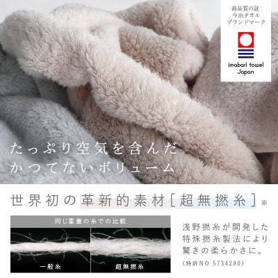 (今治タオル)わたつぼみ 綿蕾 バスタオル 2枚セット〈ミスト〉【I003810BT2B】