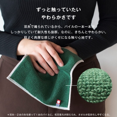 (今治タオル)キャンバスタオル　ハンカチ　3枚セット(コーラル)【I002150HT3CO】