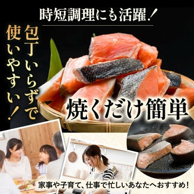 訳あり塩銀鮭切り身 1.2kg(300g×4袋)【V003250】【配送不可地域：離島】