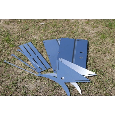 ステンレスBBQグリル/焚き火台【D-80】