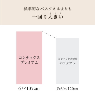 (今治タオル) コンテックスプレミアム バスタオル (ブルー)【I001840BT1B】