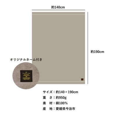 (今治タオル)クーベルチュールタオルケット スタンダード(ブルーグリーン)【I003470BG】