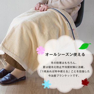 (今治タオル)アヴニール　ブランケット(ネイビー)【I003490BKT1NV】