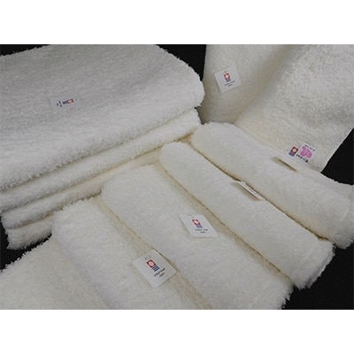 ( 今治タオル ) すごいタオル 「うふ」 ホワイト セット 【IM05050W】