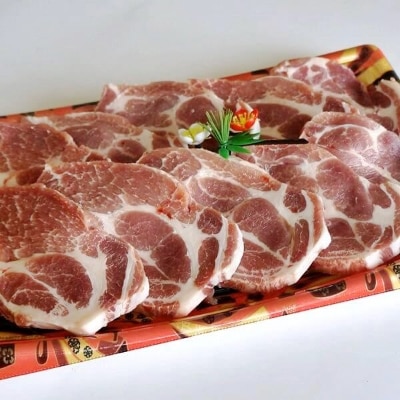 今治産仙高ポーク 豚肩ローステキカツ用 約1kg【VC00300】【配送不可地域：離島】