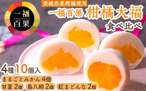 一福百果の柑橘大福食べ比べ10個入り【VB02280】【配送不可地域：離島】