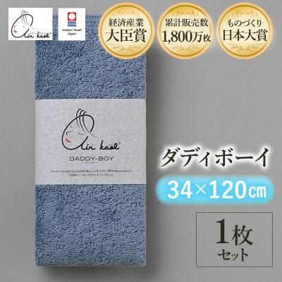 エアーかおる　ダディボーイ　エニータイムタオル　1枚　マウンテンブルー【I002230ST1MB】