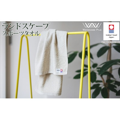 (今治タオル)ランドスケープスポーツタオル 1枚 グレーベージュ【IA05210GYBE】