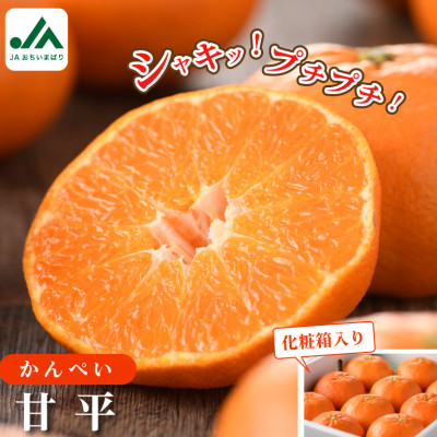 【先行受付】甘平 (化粧箱入) 高級柑橘 4L～2L 8～12玉 かんぺい KC00640