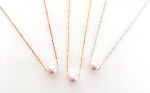 サンゴ パール ペンダント 7.0-7.5mm イエローゴールド 松本真珠 真珠 無調色 スルーペンダント アクセサリー レディース ネックレス アコヤ真珠 本真珠 akoya フォーマル カジュアル 結婚式 卒業式 入学式 ギフト 贈り物 国産 愛媛 宇和島 A120-068005