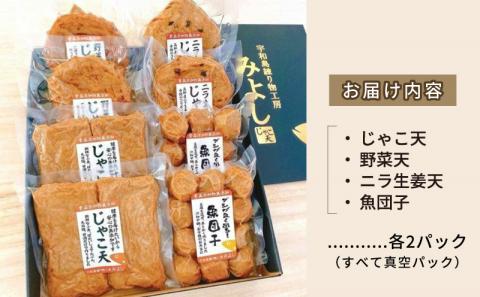 【数量限定】 じゃこ天  喜びセット 宇和島練り物工房みよし 練物 おつまみ 詰合せ C012-061001