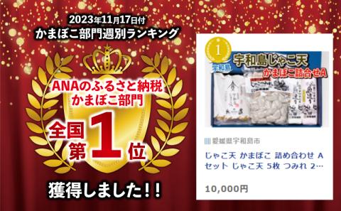 【郷土料理】 じゃこ天 かまぼこ 詰め合わせ Aセット 3種 安岡蒲鉾店 つみれ 蒲鉾 かまぼこ 赤白 天ぷら C012-020001