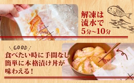 海鮮丼 サーモン 漬け丼 6食 南予ビージョイ SALMON 刺身 お刺身 刺し身 漬け 漬丼 丼 丼ぶり 海鮮 人気 海の幸 魚介 人気加工品 冷凍 小分け パック お手軽 便利 愛媛 宇和島 D010-150024