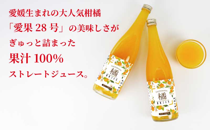 愛果28号 ジュース 720ml × 2本 セット 元気や みかん フルーツジュース ストレートジュース ストレート 蜜柑 mikan 100％ジュース 果汁 100％ 飲料 柑橘 果物 フルーツ くだもの みかんジュース 産地直送 数量限定 国産 愛媛 宇和島 H010-176008