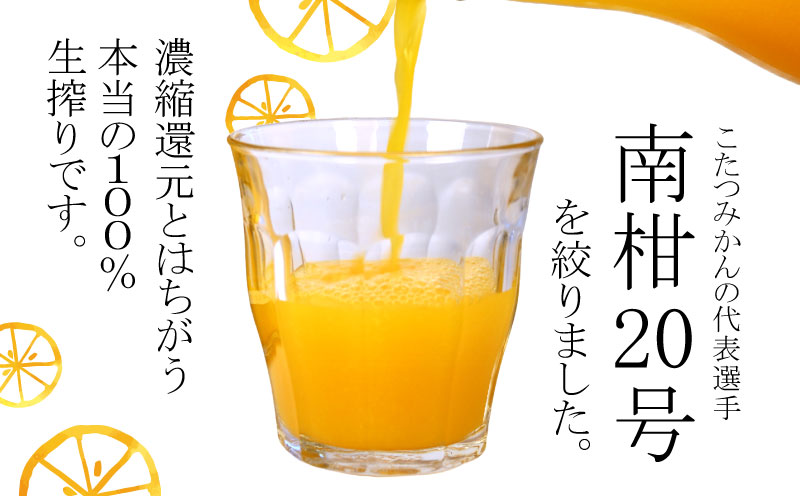 みかんジュース 本物の100％みかんジュース 720ml × 12本 木田柑橘農園 南柑20号 温州みかん 温州蜜柑 みかん mikan ストレート オレンジ 果汁100％ ストレートジュース 果物 くだもの フルーツ ギフト プレゼント 国産 愛媛 宇和島 H042-185006