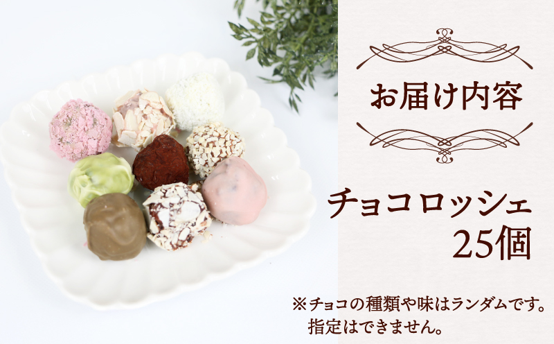 チョコロッシェいっぱいＢＯＸ 久遠チョコレート ロッシェ 25個 おまかせ ちょこ ちょこれーと チョコ チョコレート 洋菓子 菓子 焼き菓子 おやつ ギフト プレゼント 愛媛 宇和島 J010-167007