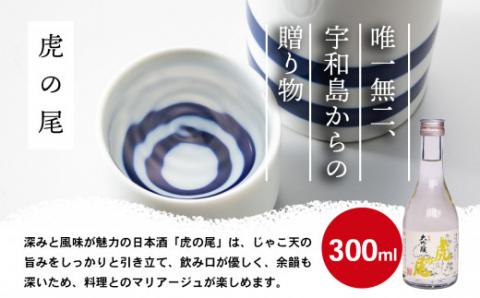 じゃこ天 10枚 日本酒 300ml ×2本 ギフト セット 虎の尾 しずく媛 飲み比べ 安岡蒲鉾店 化粧箱 プレゼント 酒 おつまみ 本醸造酒 純米 大吟醸 練り物 練物 天ぷら かまぼこ 蒲鉾 揚げかまぼこ 特産品 冷蔵 郷土料理 特産品 国産 愛媛 宇和島 C018-020005