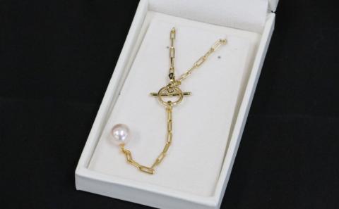 真珠 パールネックレス ペンダント Npearl 8.5-9.0mm あこや真珠 A088-166004