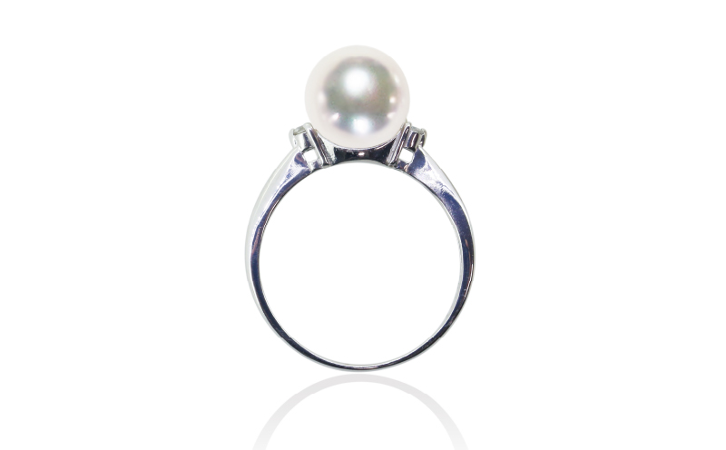 真珠 リング 8.5mm 天成真珠 パール A530-114020