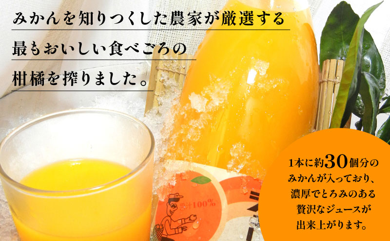 完熟 みかんジュース 化粧箱入り 木成り 2本セット 1000ml×2本 こうの果樹園 みかん ジュース ストレート ストレートジュース 100%ジュース 果汁 飲料 フルーツ 100％ 甘い さっぱり 蜜柑 ギフト 産地直送 数量限定 国産 愛媛 宇和島 H012-182001