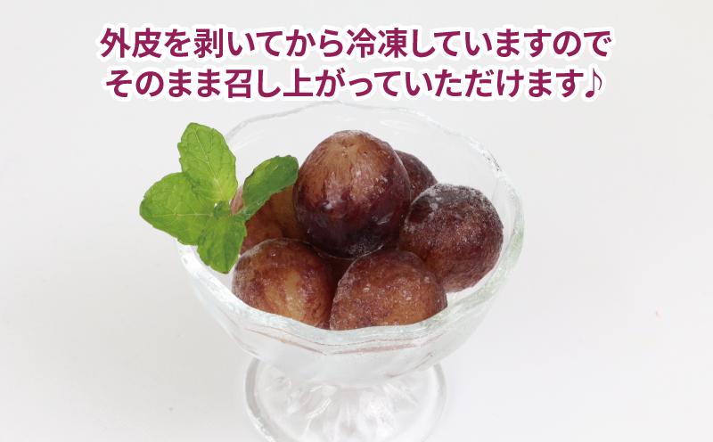 冷凍 ぶどう 1kg (100g 10袋) 粒楽 南四国ファーム シャーベット スムージー ジャム スイーツ デザート 葡萄 種無し フローズン 果物 フルーツ 国産 愛媛 宇和島 J010-035015