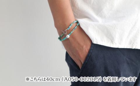パール 2WAY チョーカー ブレスレット ターコイズ 38.5cm 暁工房  ネックレス 真珠 アクセサリー アコヤ真珠 本真珠 ファッション カジュアル 国産 愛媛 宇和島 A060-002014