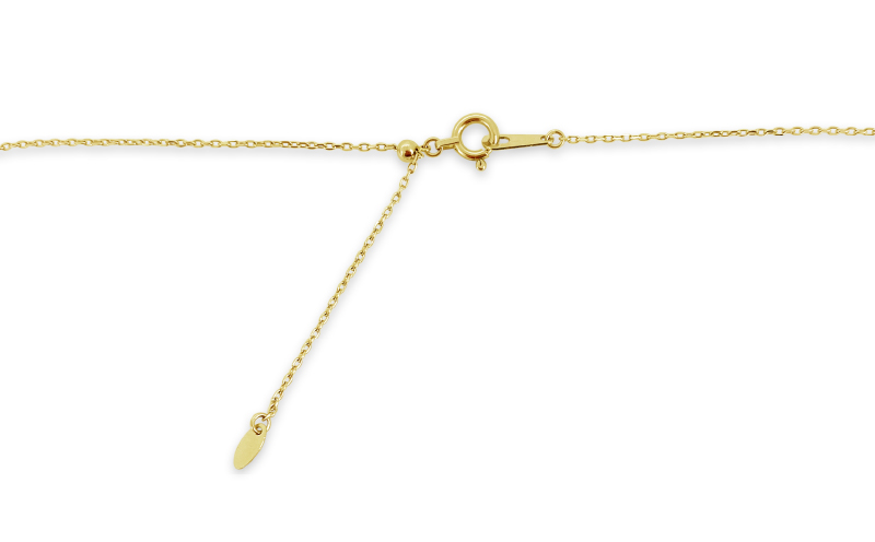 真珠 ペンダント 8.5mm K18 スライドチェーン 天成真珠 パール A660-114021