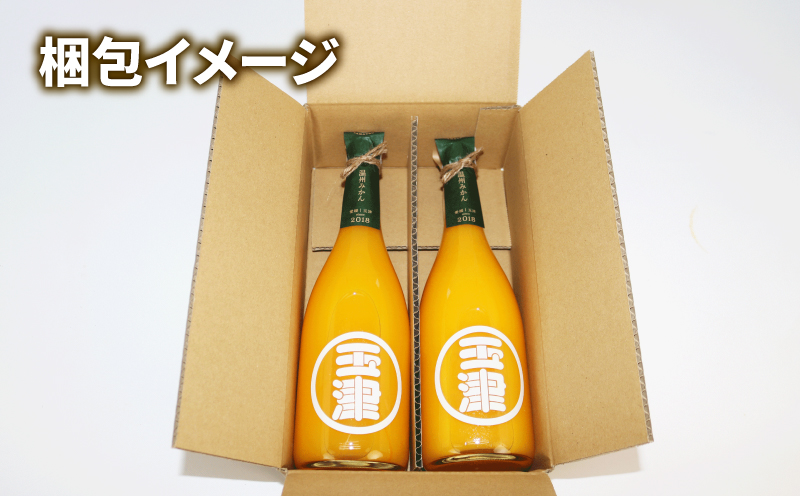 玉津 みかんジュース 温州みかん 720ml× 2本 玉津柑橘倶楽部 先行予約 100％ジュース ストレートジュース ジュース 愛媛みかん 愛媛蜜柑 愛媛ミカン うんしゅう みかん mikan 果物 フルーツ 柑橘 濃厚 甘い 甘味 蜜柑 産地直送 数量限定 国産 愛媛 宇和島 H010-072049