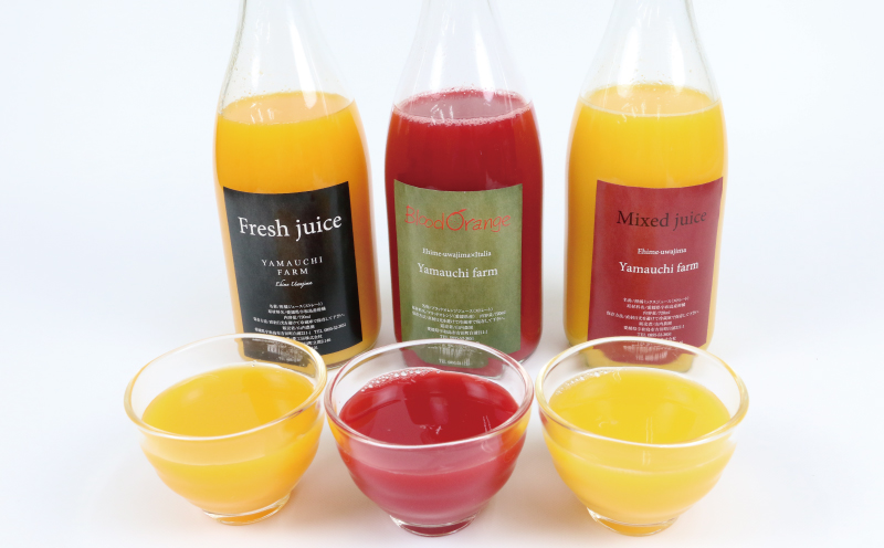 みかんジュース 飲み比べ セット おまかせ 720ml ×3本 オリジナル 柑橘ジュース YAMAUCHI FARM ミックスジュース ぽんかん 伊予柑 不知火 ブラッドオレンジ ストレート ジュース 果物 フルーツ 産地直送 数量限定 国産 愛媛 宇和島 H018-084002
