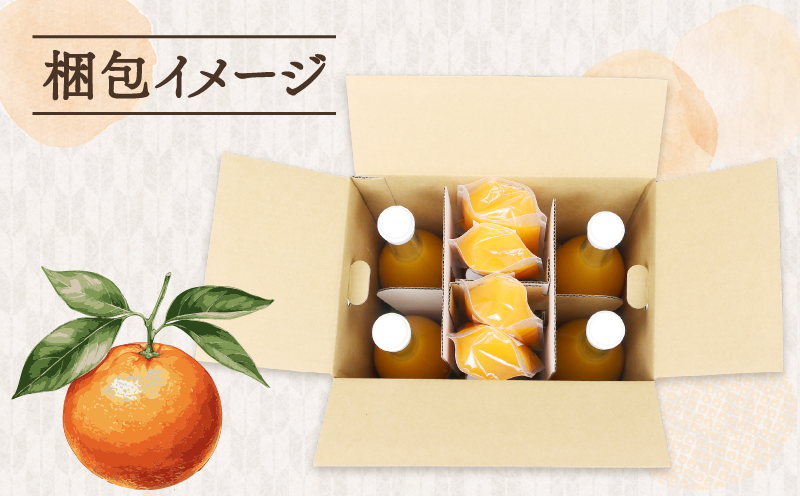 みかんジュース ゼリー セット ジュース 720ml × 4本 みかんゼリー 175g × 8個 小清水農園 先行予約 2026年1月16日～順次発送 温州 mikan 果汁 飲料 柑橘 みかん 果物 くだもの ストレート 100%ジュース フルーツ 果物ゼリー 産地直送 数量限定 国産 愛媛 宇和島 H024-033004