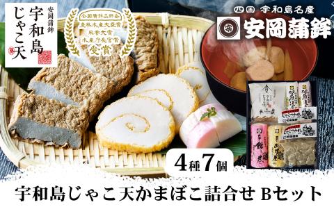 【郷土料理】  練り物 セット じゃこ天 かまぼこ 詰め合わせ B 4種 安岡蒲鉾店 蒲鉾 おつまみ C018-020002