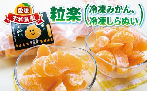 冷凍 みかん 2袋 冷凍 しらぬい 1袋 各500g 粒楽 皮なし 冷凍みかん 冷凍フルーツ 南四国ファーム 蜜柑 不知火 デザート スイーツ 天然 シャーベット アイス 果物 フルーツ 柑橘 冷凍 加工品 産地直送 国産 愛媛 宇和島 J012-035009