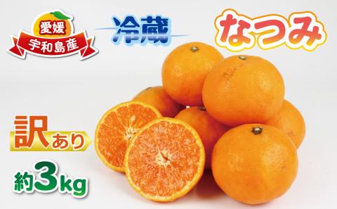 なつみ 訳あり 冷蔵なつみ 3kg  SS ~ Sサイズ 清五郎農園 完熟 甘い 南津海 果物 くだもの フルーツ 柑橘 みかん mikan ミカン デザート 果汁 爽やか 愛媛ミカン 愛媛みかん 蜜柑 オレンジ 産地直送 農家直送 数量限定 国産 愛媛 宇和島 B010-156003