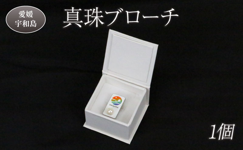 真珠 ブローチ 宇和島市 ロゴマーク 真珠ブローチ 宇和海 道の駅きさいや広場 真珠 パール ブローチ アクセサリー ファッション カジュアル 慶事 結婚式 卒業式 入学式 お祝い ギフト 贈り物 贈答 プレゼント 人気 特産品 国産 愛媛 宇和島 A010-187004