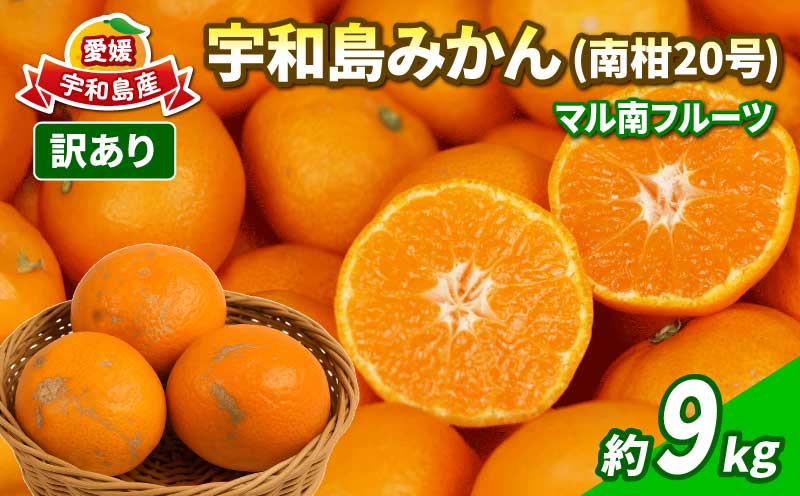 訳あり みかん 南柑20号 9kg マル南フルーツ B010-106018