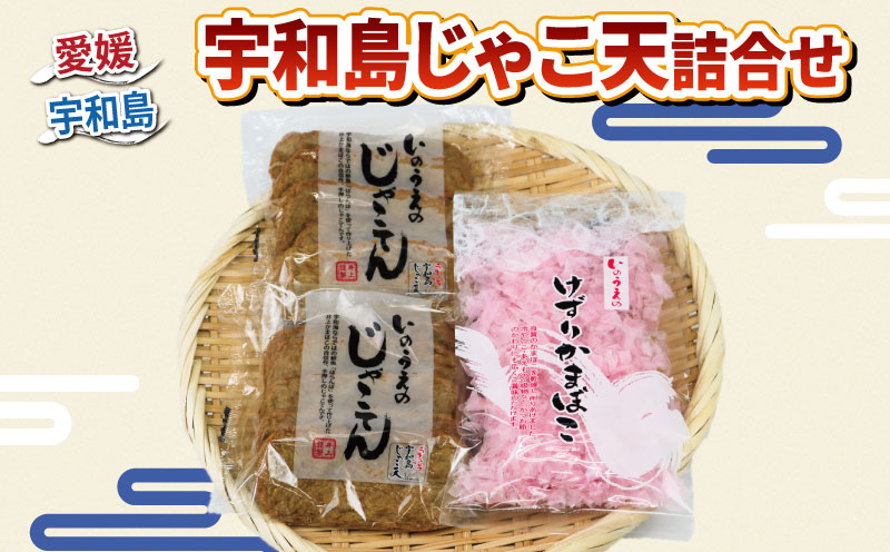 手押し じゃこ天 10枚 けずり蒲鉾 1袋 詰合せ 井上蒲鉾本舗 手押しじゃこ天 手作り 蒲鉾 けずりかまぼこ かまぼこ 揚げかまぼこ 天ぷら 冷蔵 小魚 すり身 練り物 ねりもの 練り製品 さつま揚げ 惣菜 フライ 小分け 酒 おつまみ 肴 魚肉 水産 加工品 特産品 郷土料理 国産 愛媛 宇和島 C010-003001