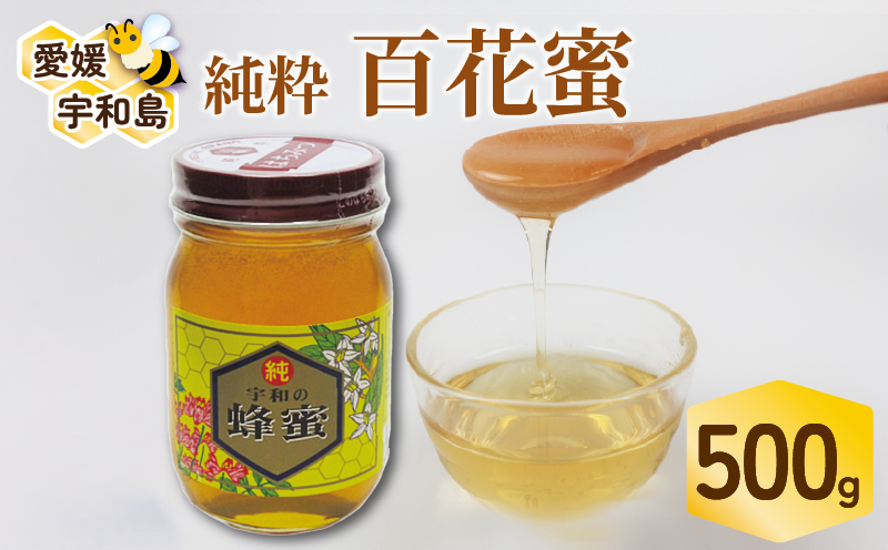 百花蜜 500g ギフト箱入 元気や はちみつ 国産はちみつ 百花蜂蜜 純粋はちみつ 生はちみつ  蜂蜜 ギフト プレゼント  数量限定 産地直送 国産 愛媛 宇和島 F014-176004