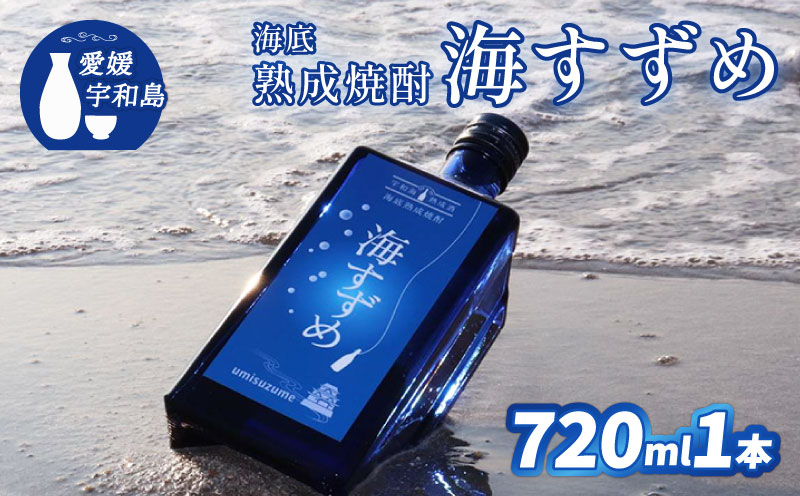 焼酎 海底熟成焼酎 海すずめ 720ml 1本 名門サカイ 海底 熟成 酒 お酒 本格焼酎 変わり種 アルコール  ギフト 贈答 贈答用 贈答品 プレゼント 数量限定 国産 愛媛 宇和島 I015-085006