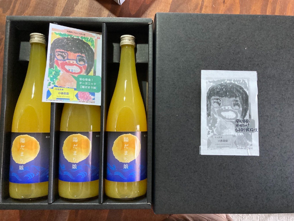 ジュース ギフト みかん 3本 愛果28号  農薬不使用 肥料不使用 みかんジュース 愛媛 果汁100％ 陽だまり娘 数量限定 柑橘 ストレート 伊予市｜B241