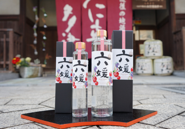 道後ジン 六媛　クラフトジン　スピリッツ　愛媛県産　ボタニカル　500ml｜C02