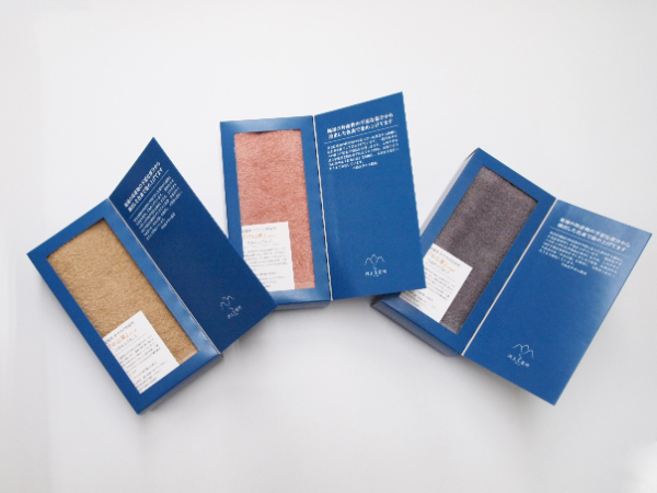 フェイスタオル 3枚 グレー ピンク ベージュ 天然加工 今治産 今治産タオル 地域の自然を染めるタオル 河上工芸所｜C38