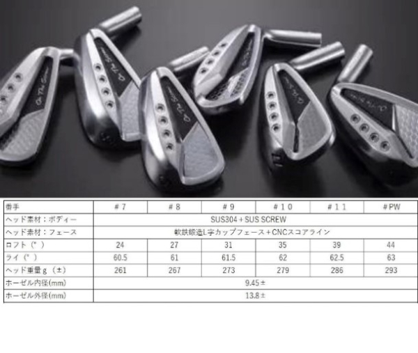 ゴルフ ゴルフクラブ ムジーク オンザスクリューDDアイアン ６本セット ダイヤモンドスピーダー  フルカスタム muziik 高級クラブ 飛び系 ぶっ飛び 飛距離アップ オーダーメイド｜F14