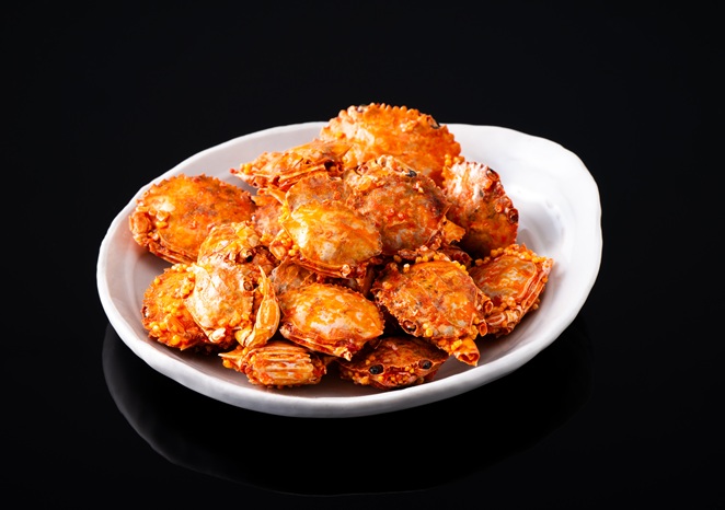 玉子ガニ 130g×5袋 カニ 蟹 カルシウム おつまみ おやつ カリカリ食感 珍味 海鮮 魚介類 海産物 オカベ 愛媛 伊予市｜B299