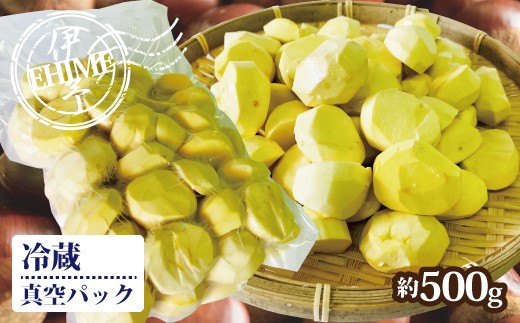 栗 むき栗 約500g 旧中山町産 数量限定 生栗 濃厚な甘み ホクホク 焼き栗 栗ごはん 伊予市 愛媛県 | B468