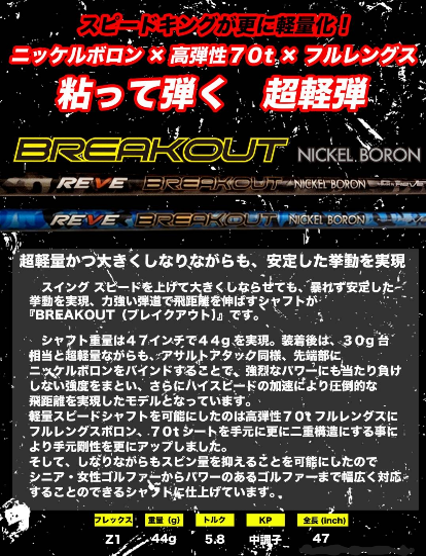 ゴルフ ゴルフクラブ エミリッドバハマCV8-ACE ドライバー REVE ブレイクアウト エミリッドバハマグリップ オーダーメイド アイズファクトリー｜F55