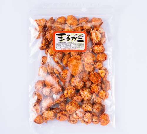 玉子ガニ 130g×5袋 カニ 蟹 カルシウム おつまみ おやつ カリカリ食感 珍味 海鮮 魚介類 海産物 オカベ 愛媛 伊予市｜B299