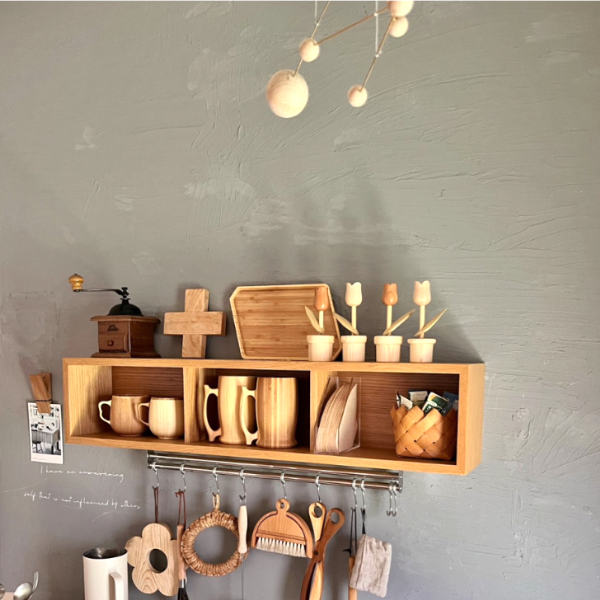 北欧 木製 インテリア チューリップ 2本セット 置物 雑貨 ナチュラル シンプル モダン  リビング キッチン プレゼント 新築祝｜D18