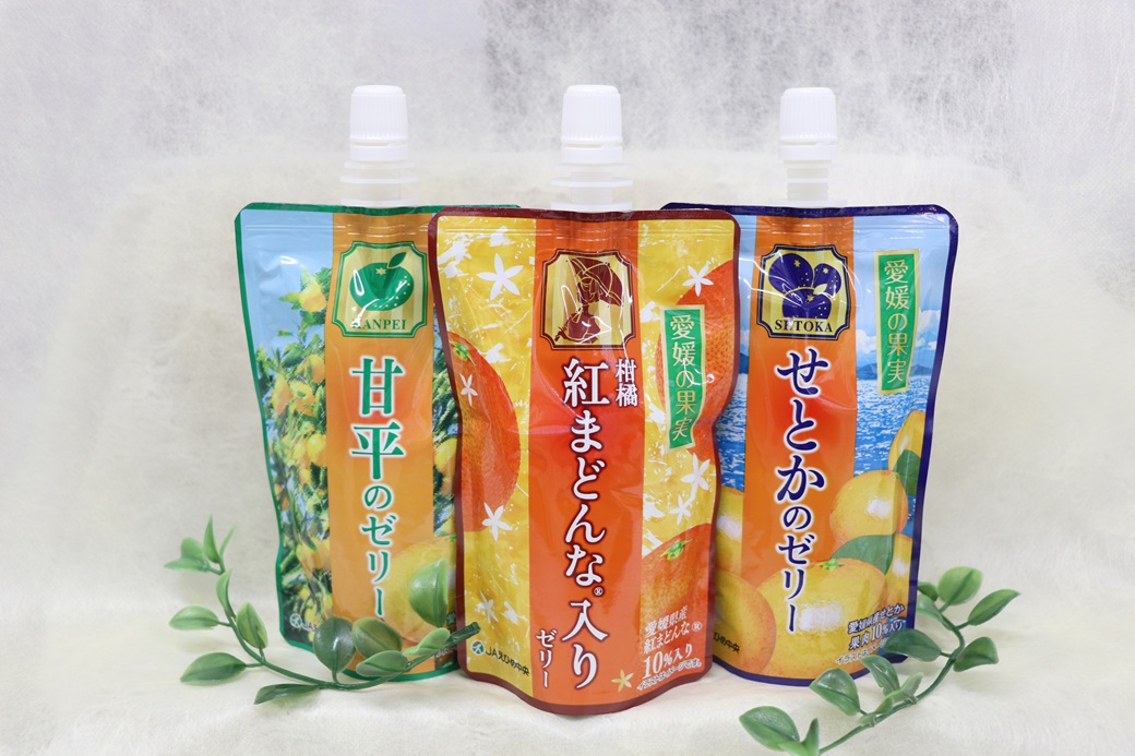 ゼリー飲料 ゼリー 飲むゼリー 愛媛 みかん 150g×12個 3種 JAえひめ 愛媛の果実 特選柑橘詰合せ (E-50) | B369